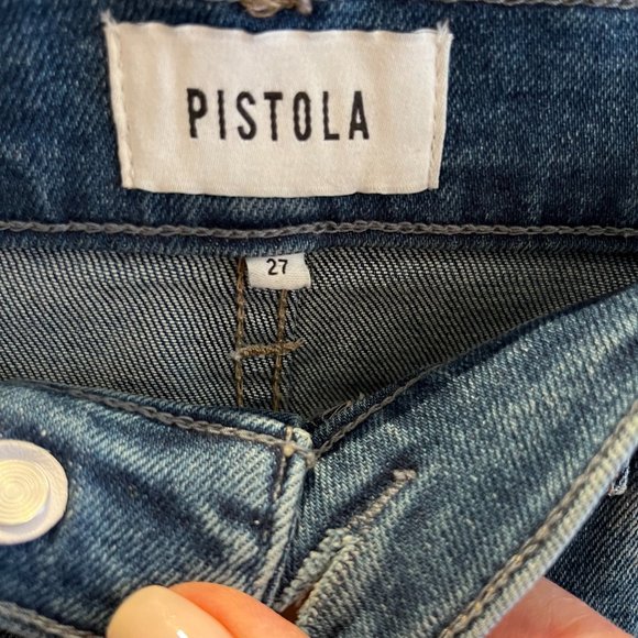 Pistola High Waist Cropped Bootcut Jeans Size 27 - Picture 3 of 7